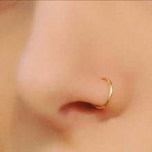 Load image into Gallery viewer, 9ct gold Nose Hoop Ring