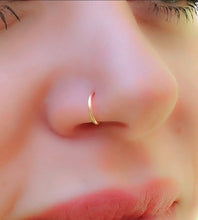 Load image into Gallery viewer, 9ct gold Nose Hoop Ring