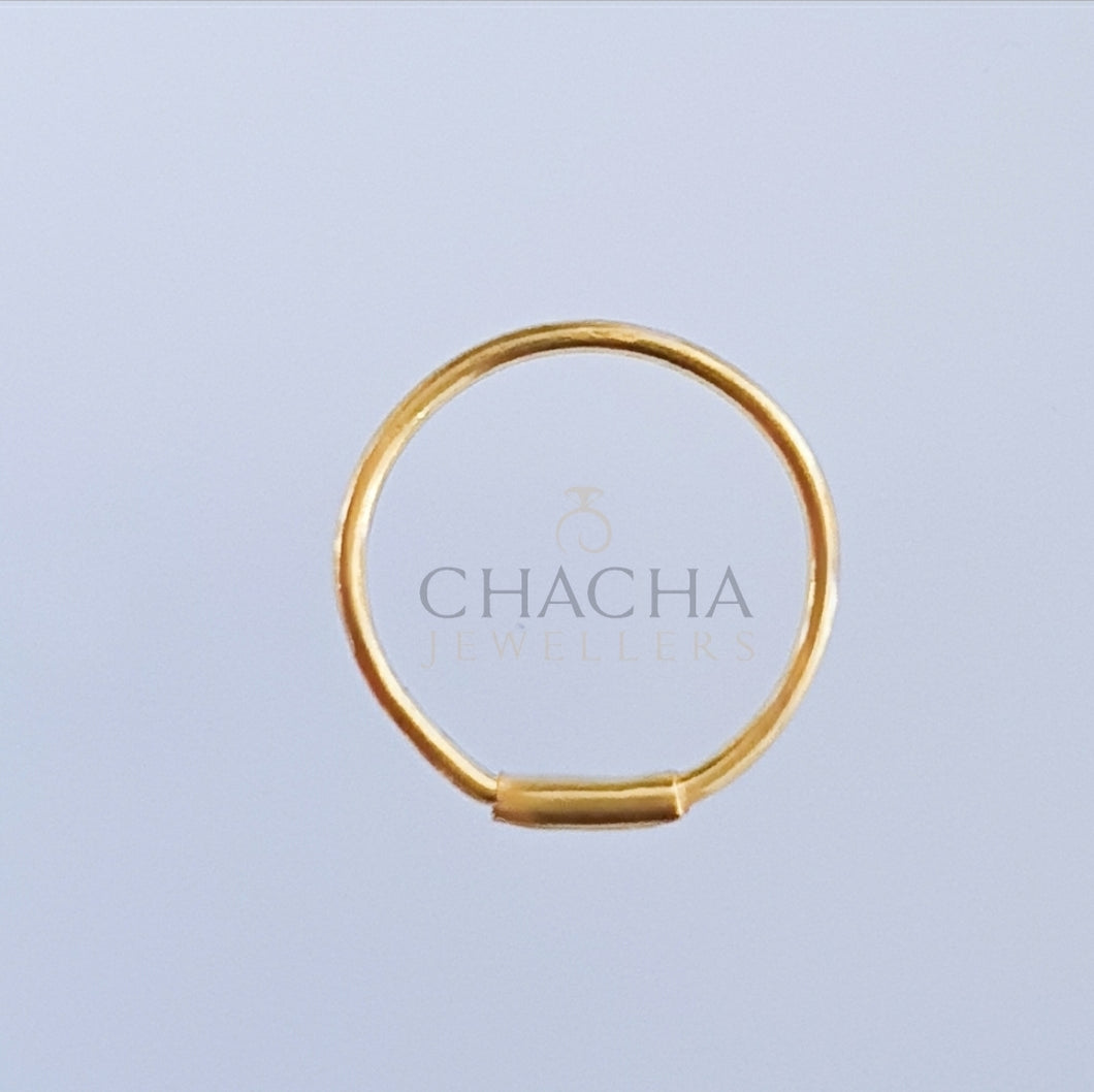 9ct gold Nose Hoop Ring